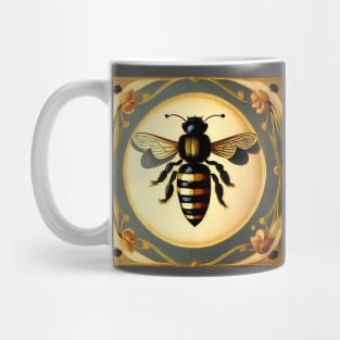 Vintage Bee Pattern 3 Mug